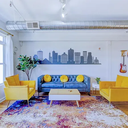 The Stallion #208 - Walk To Attractions - Modern Luxe Loft In Memphis Downtown With Free Covered Gated Parking